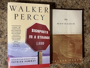2 Book Lot Walker Percy The Moviegoer Signposts In A Strange Land Paperback - Imagen 1 de 3