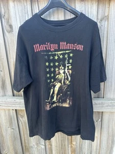 2000 Marilyn Manson Hollywood Emperor Tarot Shirt Size XL ACME Extremely Rare - Picture 1 of 9
