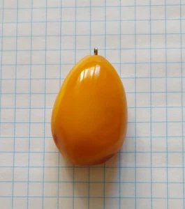 Anhänger Naturbernstein Butterscotch Tropfen Öse 7,99g - Bild 1 von 11