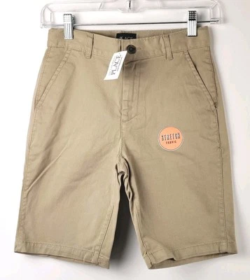 Paquete de 3 pantalones cortos chinos uniformes caqui lino talla 10 The Children's Place para niñas  Foto 1 de 4