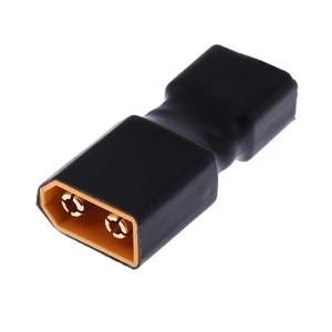 Male XT60 to Female Deans ( ) Adapter / Converter - COMPACT / NO WIRE - Picture 1 of 3