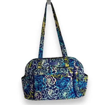 Vera Bradley Katalina Blues Stroll Around Diaper Bag Tote Lots of Pockets - Image 1 of 4
