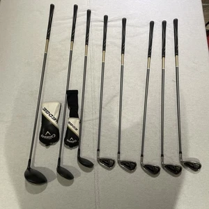 Callaway Edge Women's 8pc Golf Club Set RH Graphite 6-9, PW, 5H, 3W, Driver - Picture 1 of 21