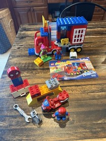 Lego Duplo Spider-Man Lot 10607 Bike and 10608 Spider Truck Adventure Complete