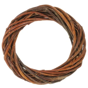  Suministros de decoración de guirnaldas coronas de mimbre de Navidad fabricación de materiales naturales - Imagen 1 de 9