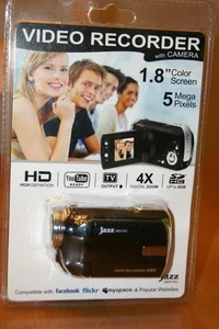 Jazz HDV141 Black 720P HD Video Recorder With Camera Factory Sealed 5 Meg, - Picture 1 of 2
