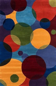Modern Rugs New Wave Collection, 100% Wool Hand Tufted Contemporary Carpets - Picture 1 of 5