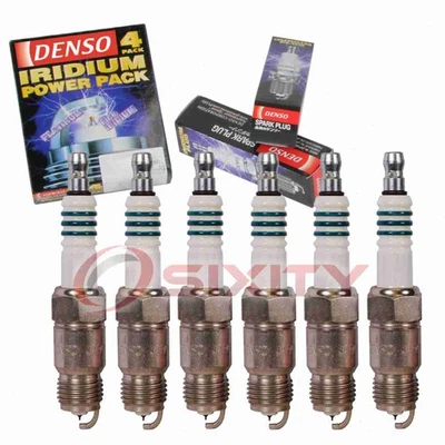 6 pc Denso Iridium Power Spark Plugs for 1985-1987 Dodge D150 3.7L L6 nc - Image 1 of 4