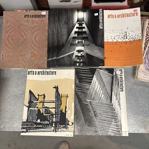 Lot Of 7 1960s Arts & Architecture Magazine 1964 1965 * Duplicates* - Picture 1 of 7
