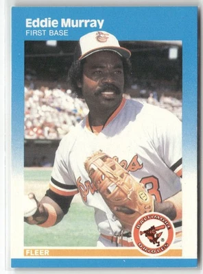 Fleer #476 1987 Eddie Murray Baltimore Orioles Foto 1 de 2