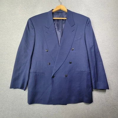 Canali Blazer Mens 44R Navy Wool Suit Jacket Sports Coat Italy Proposta - Image 1 of 4