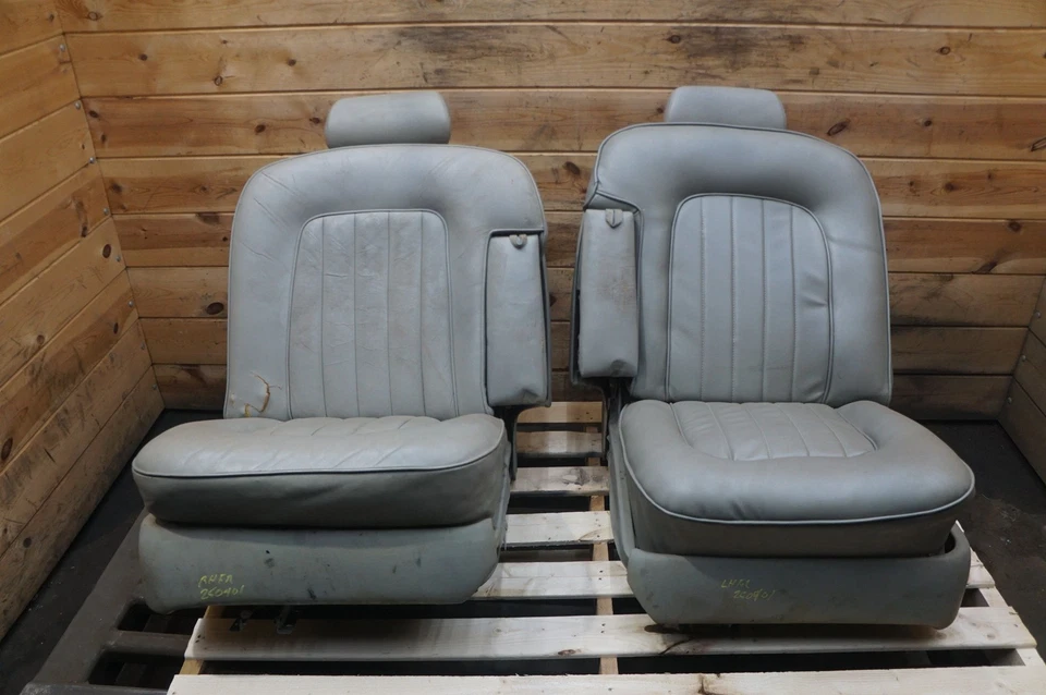 Set Front Left Right Leather Seat OEM Rolls Royce Silver Shadow 1973 *Note* Foto 1 de 4