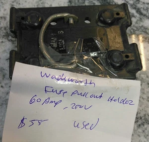 Wadsworth/60A/250V/Sicherungshalter/Auszug zur Erneuerung von Sicherungen/Einsatz (24BB1) - Bild 1 von 12