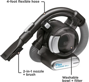 BLACK+DECKER dustbuster® 20V MAX* Flex Handheld Vacuum  - BDH2020FL - Picture 1 of 7