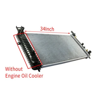 Radiator For 00-06 Chevy Tahoe 01-13 Silverado 1500 01-13 Sierra 1500 Core "34" - Picture 1 of 7