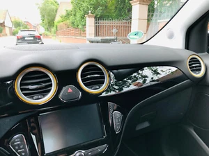 Opel Adam 2019 farbige 3D Lüftungsringe + Schaltknaufring - Bild 1 von 6