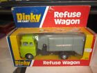 Wagon à déchets jouets moulés sous pression Dinky 1977 978 Meccano, Angleterre avec 2 bacs à poussière en boîte