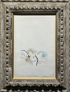 Maria Laurencin (francese) - Acquaforte incorniciata - Firmata - (c1950) - Foto 1 di 4