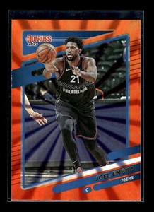 2021 Donruss #1 Joel Embiid  Holo Orange Laser   Mint+ New