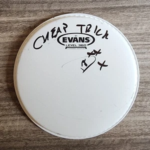 Daxx Nielsen Signed 8" Drumhead Cheap Trick Drummer Drum Head RAD - Picture 1 of 1