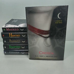 House Of Night Novels Lot of 6 by P.C. & Kristin Cast PB & HC Ex Library - Picture 1 of 4