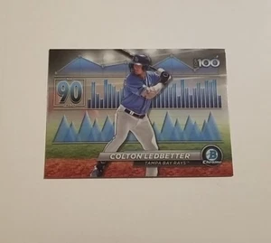 Bowman 2024 cromo Colton Ledbetter Scouts Top 100 BTP-90 - Imagen 1 de 2
