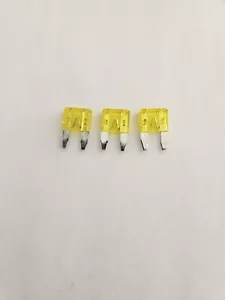 3- Mini fusible de hoja automotriz #20 amperios - envío rápido - Imagen 1 de 1
