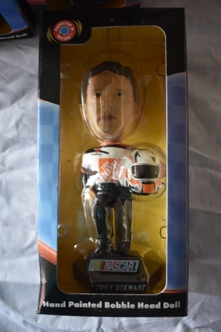Tony Stewart Hand Painted Bobble Head Doll Cover