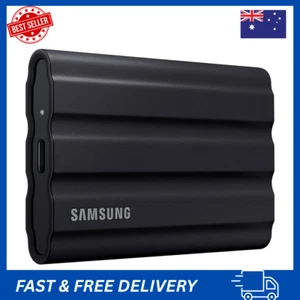 SAMSUNG T7 Shield 4TB, Portable SSD, up-to 1050MB/s, USB 3.2 Gen2, Rugged, IP65 - Picture 1 of 10