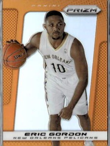 2013 Panini Prizm Orange /60 SP #130 Eric Gordon  New Orleans Pelicans