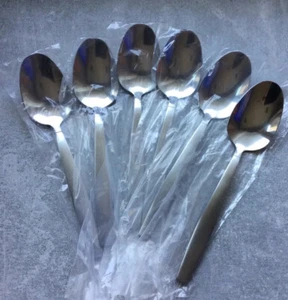 6er Set Delco Oneida Edelstahl Schwer Modern Teelöffel Neu - Bild 1 von 7