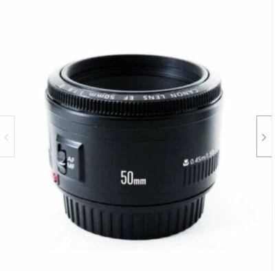 Used Official Canon single focus lens EF50mm F1.8 II full size compatible - Image 1 of 2
