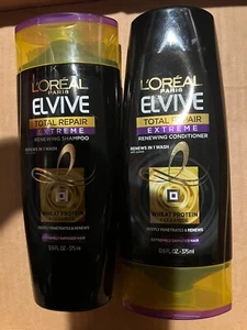 L'Oreal Paris Elvive Total Repair Extreme Renewing Shampoo & Conditioner - Picture 1 of 2