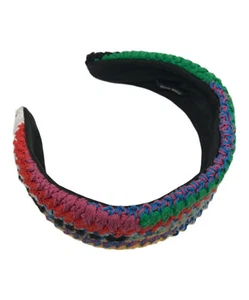 MIU MIU crochet hairband multi color - Picture 1 of 5