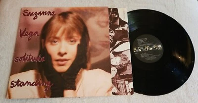 SUZANNE VEGA Solitude Standing 1987 LP Vinyl Record A&M SP-5136 EX/EX W/ Inner Foto 1 de 3
