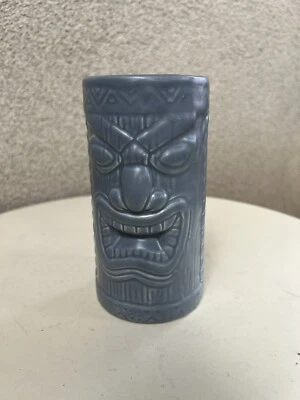 Taza Tiki 2000 Alta Gris Azul De Colección por KC Co Ltd Foto 1 de 4