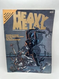 HEAVY METAL MAGAZINE APRIL 1977 FIRST ISSUE VOL. 1 NO. 1 WITH SUBSCRIPTION CARD - Imagen 1 de 11