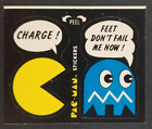 Carte autocollant Pac Man 1980 jeu d'arcade vidéo Fleer #2 (NM)