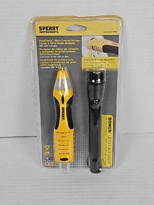 Sperry Instruments VD7504GFIFWP DualCheck 2-in-1 Non-Contact Voltage Detector - Image 1 of 4