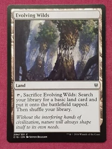 Magic The Gathering COMMANDER 2016 C16 EVOLVING WILDS land card MTG - Picture 1 of 2