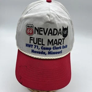 Vintage 80’s PHILLIPS 66 Cat scsles nevada fuel mary SnapBack Painters Hat truck - Picture 1 of 14