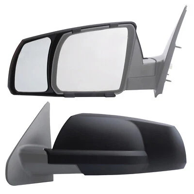 Snap & Zap Clip-on Custom Fit Towing Mirror 07-14 Toyota Tundra/08-14 Sequoia - Image 1 of 4