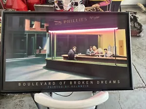 “Boulevard of Broken Dreams” Luz de Neón Enmarcada Personalizada Estampado Helnwein De Colección - Imagen 1 de 5