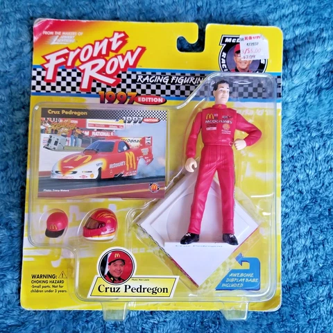 Cruz Pedregon Figurine Front Row Racing Vintage 4.5 in 1997 Original NIB Cover
