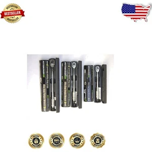 Precision Torque Wrench Set - 1/4", 3/8", 1/2" Reversible & Mechanical Design - Picture 1 of 2
