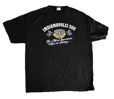 Indianápolis 500 100 Aniversario Camiseta 29 de Mayo 2011 Camisa Negra Manga Corta Foto 1 de 4