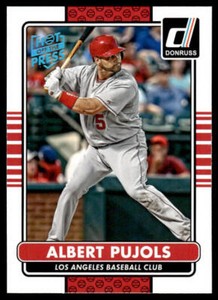 2015 Donruss #101 Albert Pujols Hot Off The Press Los Angeles Angels