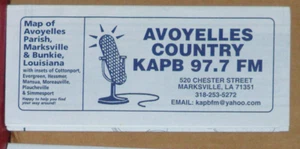 2004 Street Map of Avoyelles, Parish, Marksville, Bunkie, Louisiana w/local ads - Picture 1 of 1
