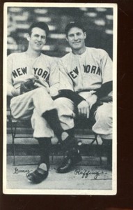 1936 R313 National Chicle Fine Pen Baseball Lefty Gomez & Red Ruffing NY Yankees