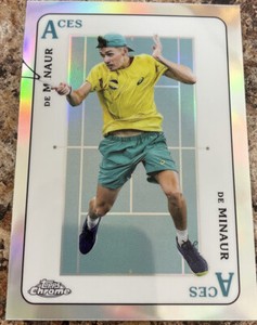 Alex de Minaur 2021 Aces Topps Chrome Refractor #ACE-18